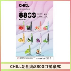 CHILL始祖鳥電子煙鴨嘴獸拋棄式8800口 一次性8ml大容量煙油
