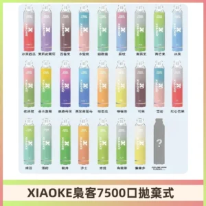 梟客XIAOKE|7500口可發光拋棄式電子煙 跑馬燈一次性